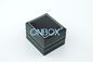 Pocketable Luxury Jewellery Packaging Boxes Plastic Core W/ Black Paper